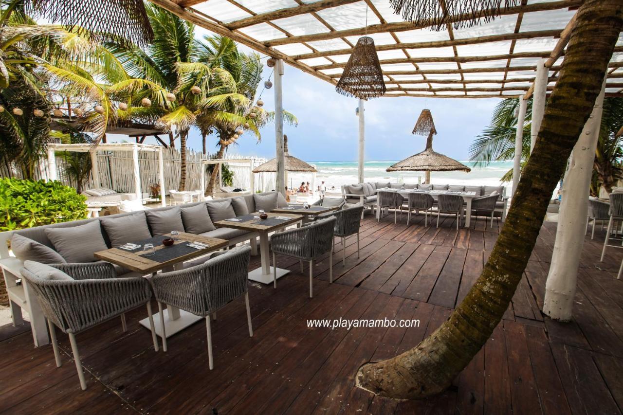 Playa Mambo Eco Cabanas Hotel Tulum Ngoại thất bức ảnh