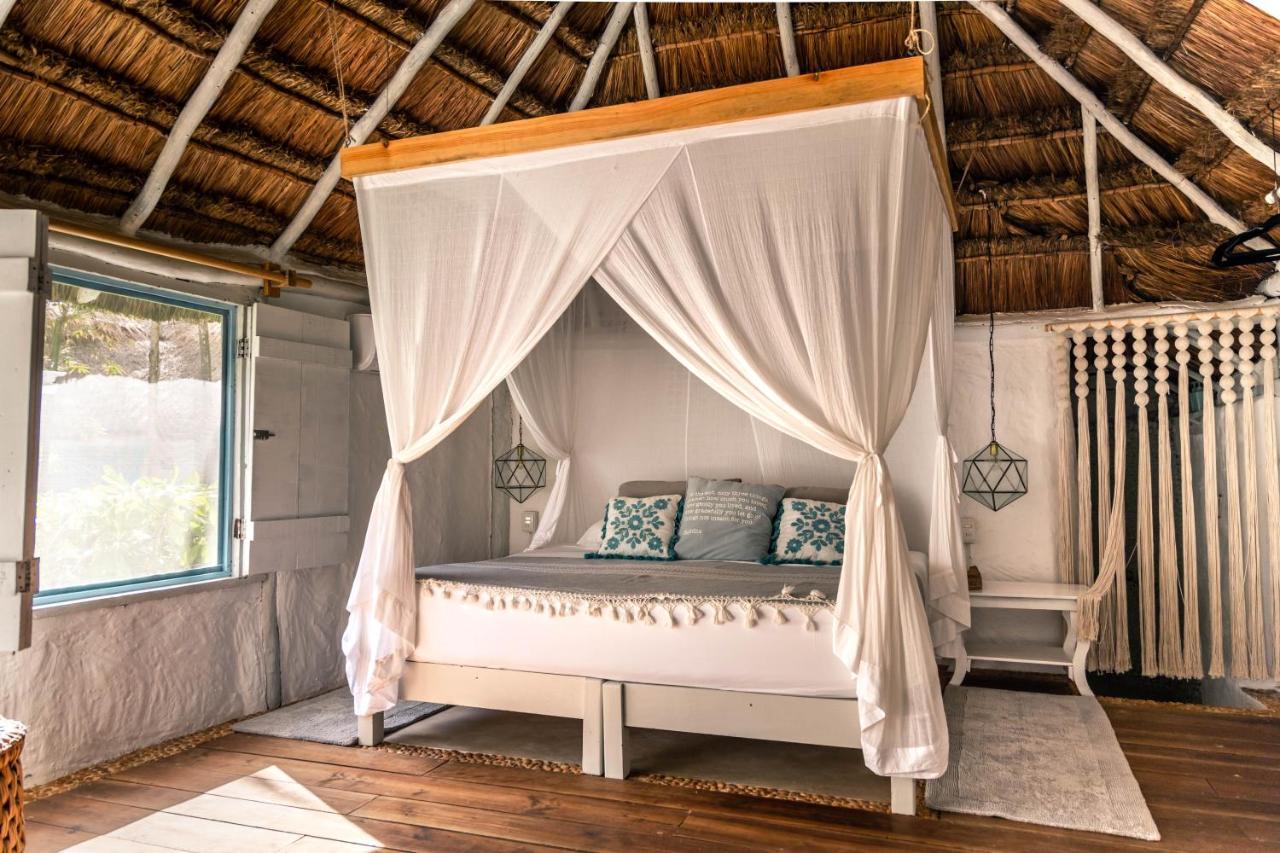 Playa Mambo Eco Cabanas Hotel Tulum Ngoại thất bức ảnh
